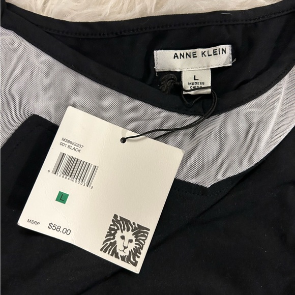 Anne Klein Mesh Insert Camisole - Picture 4 of 6